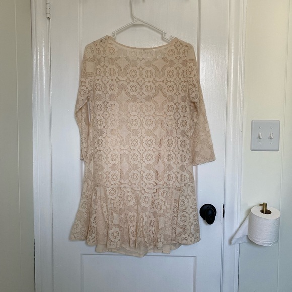 Free People Ivory Lace Dress - Picture 2 of 3